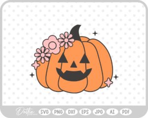 Groovy Pumpkins SVG PNG DXF – Cricut Silhouette Cutting File