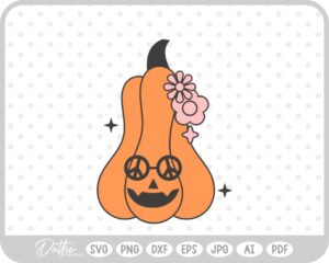 Groovy Pumpkins SVG PNG DXF – Cricut Silhouette Cutting File