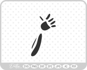Skeleton Arm Hand Halloween SVG PNG DXF – Cricut Silhouette Cutting File