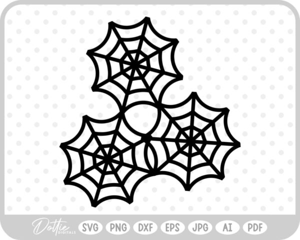 Spider Web Cobwebs Halloween SVG PNG DXF – Cricut Silhouette Cutting File