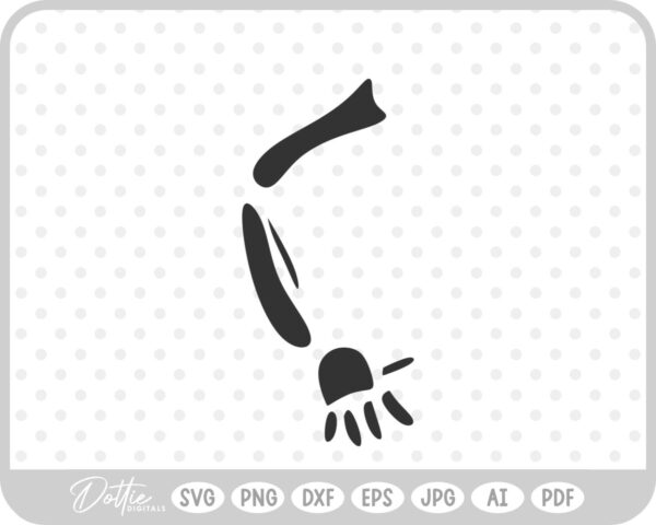 Halloween Skeleton Arm SVG PNG DXF – Cricut Silhouette Cutting File