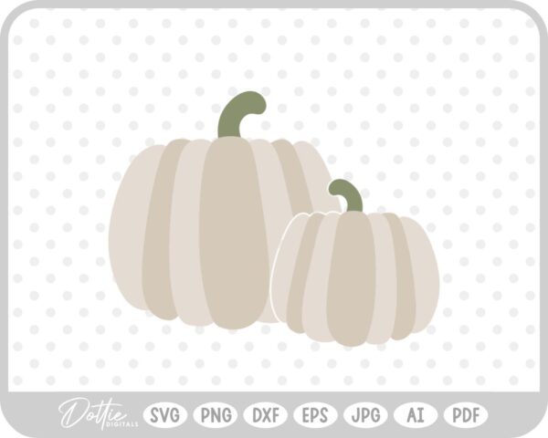 Pumpkins Halloween Fall Autumn SVG PNG DXF – Cricut Silhouette Cutting File