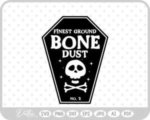 Bone Dust Potion Bottle Label Halloween Witch SVG PNG DXF – Cricut Silhouette Cutting File