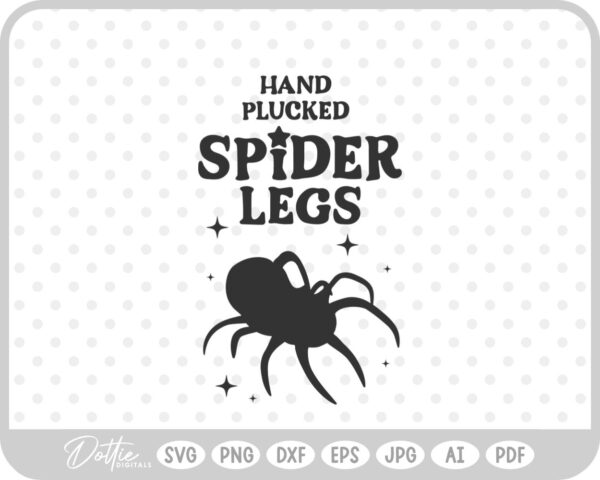 Spider Legs Potion Bottle Label Halloween Witch SVG PNG DXF – Cricut Silhouette Cutting File