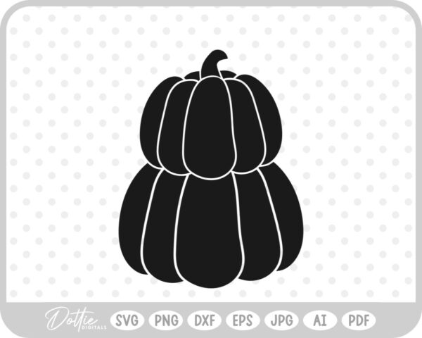 Halloween Pumpkins SVG PNG DXF – Cricut Silhouette Cutting File