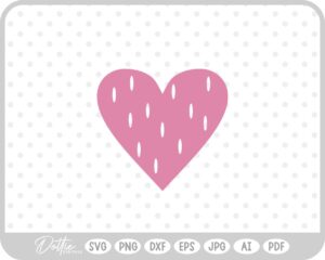 Heart with cut outs SVG PNG DXF – Cricut Silhouette Cutting File