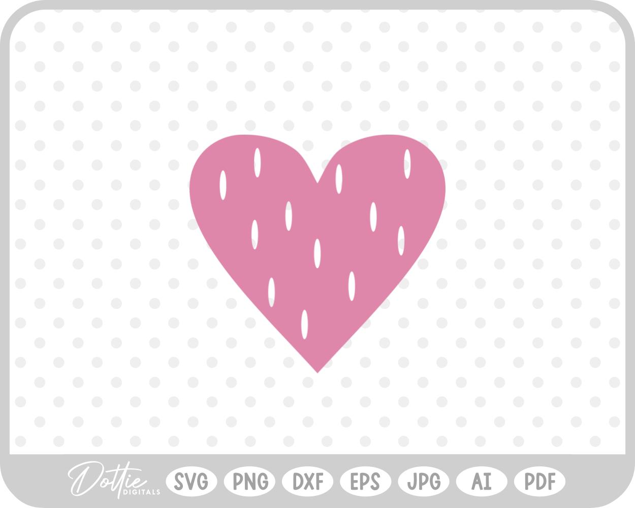 Heart with cut outs SVG PNG DXF – Cricut Silhouette Cutting File