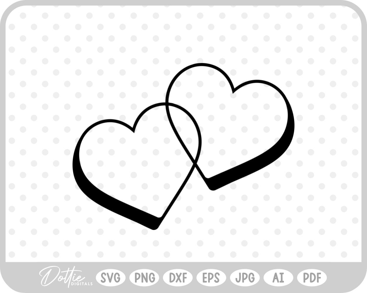 Heart Shape SVG PNG DXF – Cricut Silhouette Cutting File