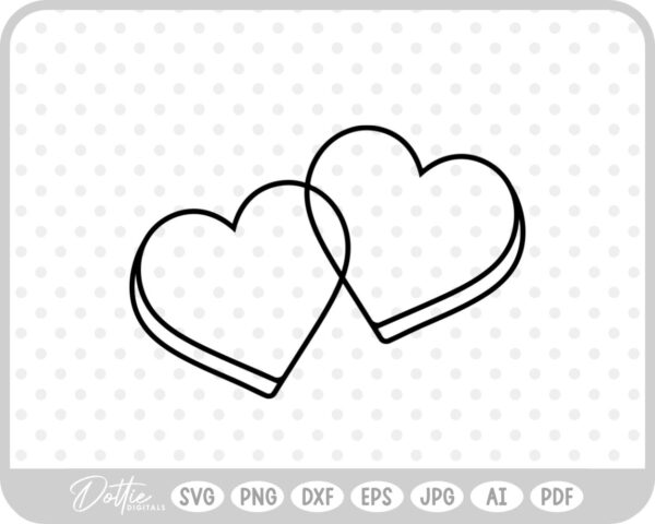 Heart Shape SVG PNG DXF – Cricut Silhouette Cutting File