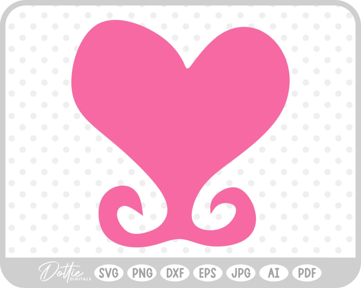 Heart Shape SVG PNG DXF – Cricut Silhouette Cutting File