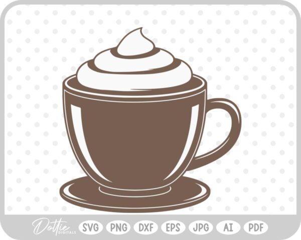 Hot Cocoa Christmas Festive Drink Winter SVG PNG DXF – Cricut Silhouette Cutting File