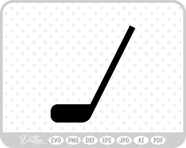 Ice Hockey Stick SVG PNG DXF – Cricut Silhouette Cutting File