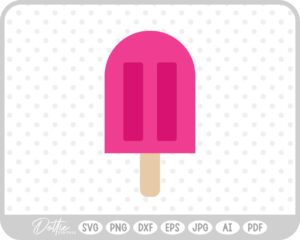Popsicle Ice Cream Pop Lolly SVG PNG DXF – Cricut Silhouette Cutting File
