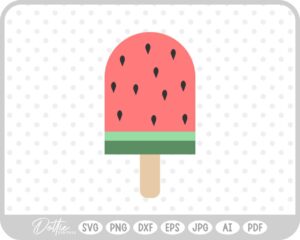 Popsicle Ice Cream Pop Lolly SVG PNG DXF – Cricut Silhouette Cutting File
