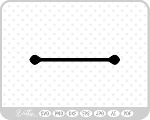 Decorative Line  SVG PNG DXF – Cricut Silhouette Cutting File
