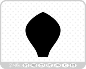 Petal SVG PNG DXF – Cricut Silhouette Cutting File