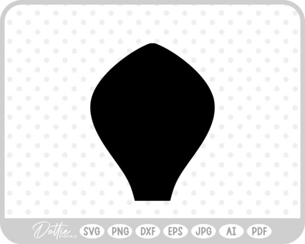 Petal SVG PNG DXF – Cricut Silhouette Cutting File