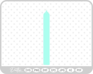 Birthday Candle SVG PNG DXF – Cricut Silhouette Cutting File
