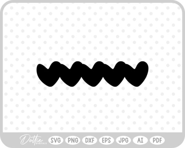 Scribble Line Sketch SVG PNG DXF – Cricut Silhouette Cutting File