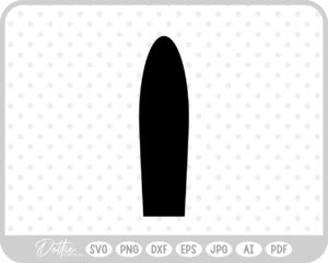 Thin Arch Petal SVG PNG DXF – Cricut Silhouette Cutting File