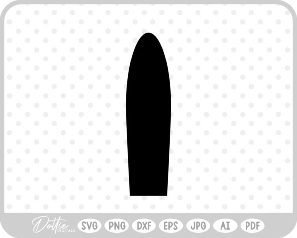 Thin Arch Petal SVG PNG DXF – Cricut Silhouette Cutting File
