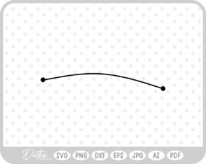 Line Underline Decrotive SVG PNG DXF – Cricut Silhouette Cutting File