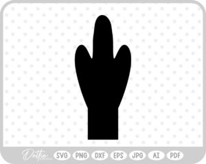 Animal Footprint SVG PNG DXF – Cricut Silhouette Cutting File