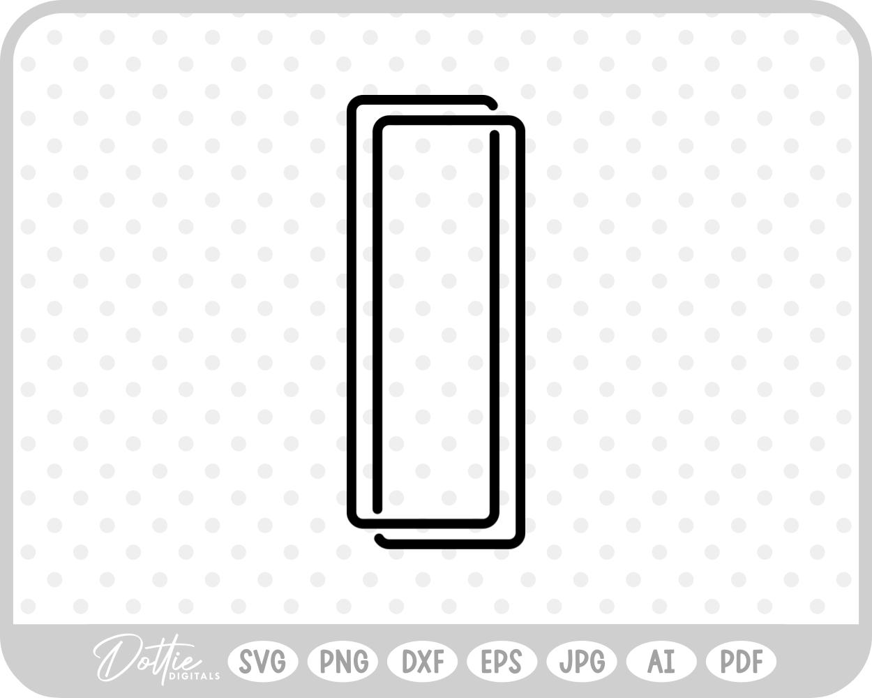 Linked Shape SVG PNG DXF – Cricut Silhouette Cutting File