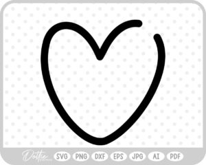 Linked Shape SVG PNG DXF – Cricut Silhouette Cutting File