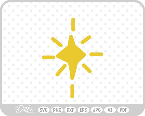 Star Shape SVG PNG DXF – Cricut Silhouette Cutting File