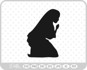 Nativity Scene Outline Silhouette Shape Mary Joseph Baby Jesus SVG PNG DXF – Cricut Silhouette Cutting File