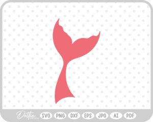 Mermaid Tail Water Fish Ocean Sea Fantasy Scales SVG PNG DXF – Cricut Silhouette Cutting File