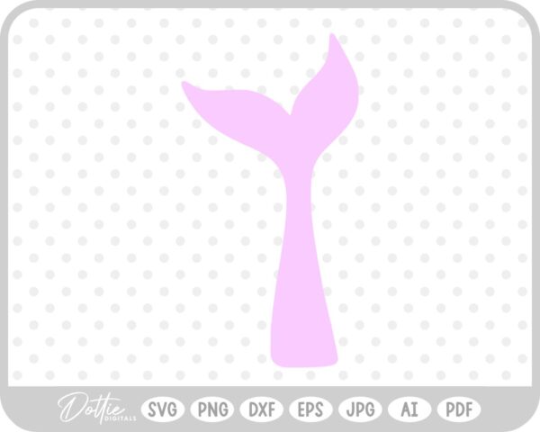 Mermaid Tail Water Fish Ocean Sea Fantasy Scales SVG PNG DXF – Cricut Silhouette Cutting File