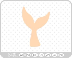 Mermaid Tail Water Fish Ocean Sea Fantasy Scales SVG PNG DXF – Cricut Silhouette Cutting File