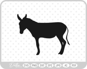 Donkey Nativity Scene Outline Silhouette Shape Mary Joseph Jesus SVG PNG DXF – Cricut Silhouette Cutting File