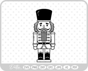 Nutcracker Christmas Festive Holiday SVG PNG DXF – Cricut Silhouette Cutting File