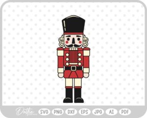Nutcracker Christmas Festive Holiday SVG PNG DXF – Cricut Silhouette Cutting File