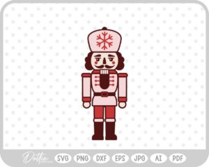 Nutcracker Christmas Festive Holiday Snowflake SVG PNG DXF – Cricut Silhouette Cutting File