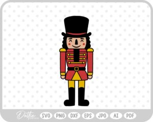 Nutcracker Christmas Festive Holiday SVG PNG DXF – Cricut Silhouette Cutting File