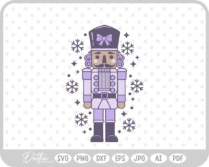 Nutcracker Christmas Festive Holiday Snowflake SVG PNG DXF – Cricut Silhouette Cutting File