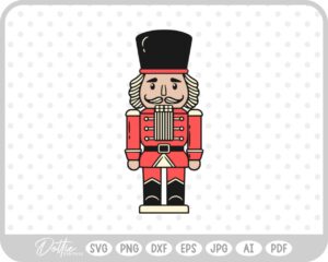 Nutcracker Christmas Festive Holiday SVG PNG DXF – Cricut Silhouette Cutting File