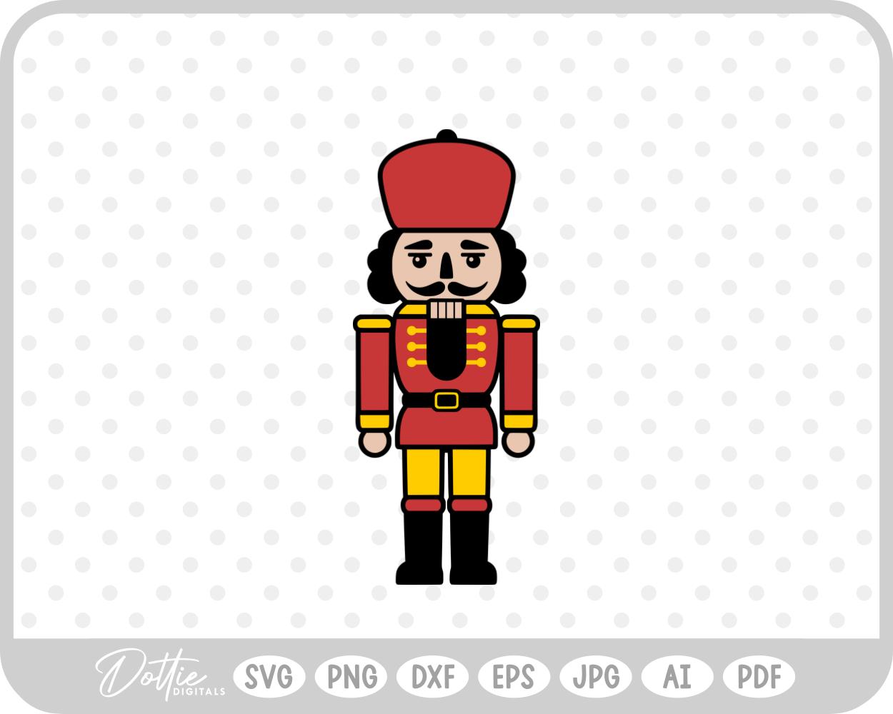 Nutcracker Christmas Festive Holiday Snowflake SVG PNG DXF – Cricut Silhouette Cutting File