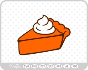 Pie Icon Food Baking Cooking  SVG PNG DXF – Cricut Silhouette Cutting File