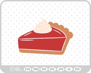 Pie Outline Icon Food Baking Cooking  SVG PNG DXF – Cricut Silhouette Cutting File
