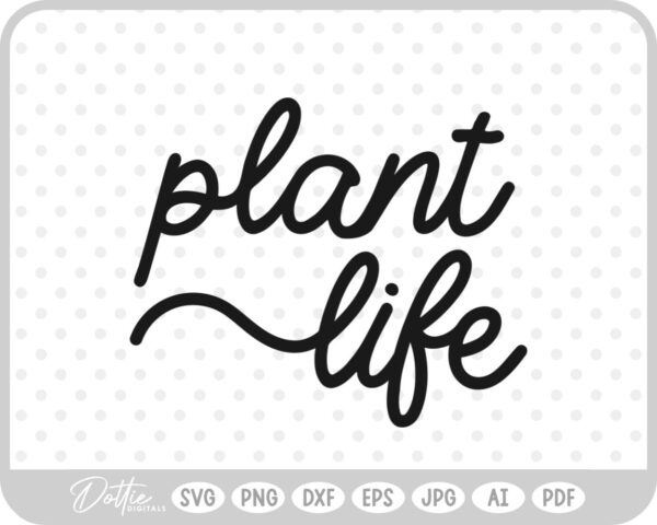 Plant Mama Flowers SVG PNG DXF – Cricut Silhouette Cutting File