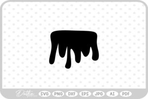Dripping SVG PNG DXF – Cricut Silhouette Cutting File