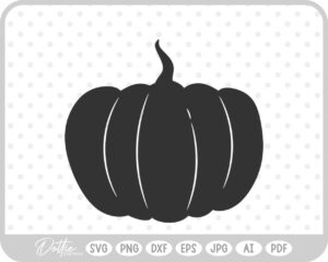 Pumpkin Halloween Autumn Fall Thanksgiving SVG PNG DXF – Cricut Silhouette Cutting File