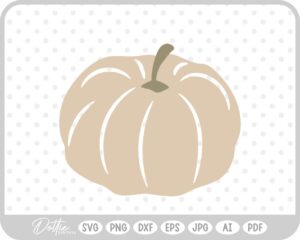 Pumpkin Halloween Autumn Fall Thanksgiving SVG PNG DXF – Cricut Silhouette Cutting File