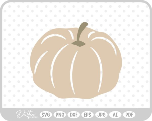 Pumpkin Halloween Autumn Fall Thanksgiving SVG PNG DXF – Cricut Silhouette Cutting File