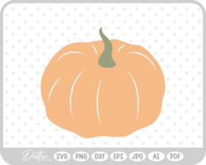 Pumpkin Halloween Autumn Fall Thanksgiving SVG PNG DXF – Cricut Silhouette Cutting File